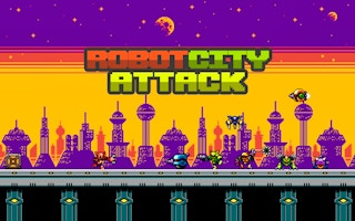 Image Robot City Attack